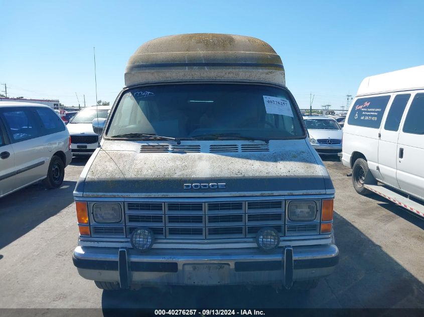 1989 Dodge Ram Van B350 VIN: 2B6JB31Z2KK355559 Lot: 40276257