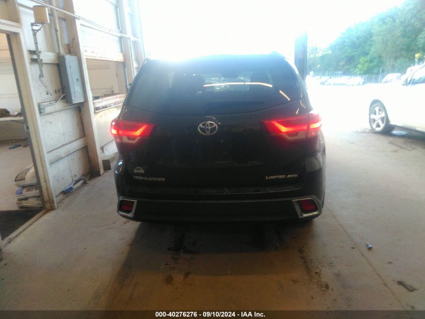 2019 TOYOTA HIGHLANDER LIMITED PLATINUM - 5TDDZRFH6KS925911