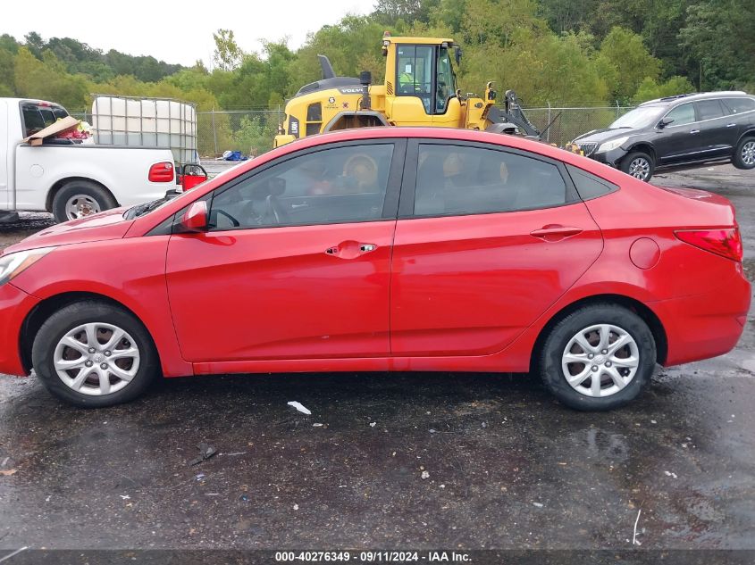 2014 Hyundai Accent Gls VIN: KMHCT4AE1EU749519 Lot: 40276349