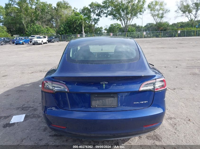 2022 Tesla Model 3 VIN: 5YJ3E1EB6NF289764 Lot: 40276362