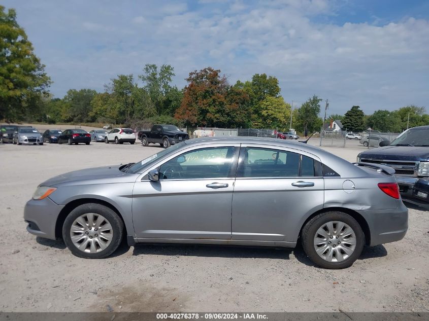 2013 Chrysler 200 Lx VIN: 1C3CCBAB0DN642098 Lot: 40276378