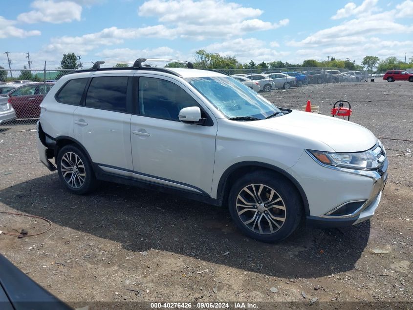 2016 Mitsubishi Outlander Es/Se/Sel VIN: JA4AZ3A38GZ037057 Lot: 40276426