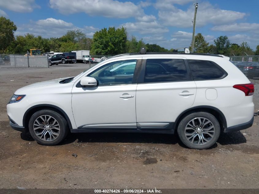 2016 Mitsubishi Outlander Es/Se/Sel VIN: JA4AZ3A38GZ037057 Lot: 40276426