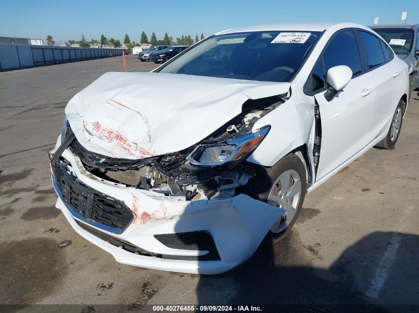 2018 Chevrolet Cruze Ls Auto VIN: 1G1BC5SM1J7238695 Lot: 40276455