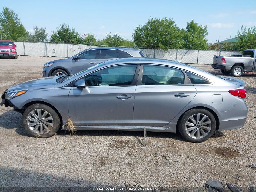 2017 Hyundai Sonata Sport VIN: 5NPE34AF9HH591547 Lot: 40276475