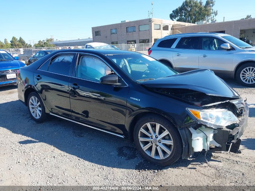 2012 Toyota Camry Hybrid Xle VIN: 4T1BD1FK8CU031016 Lot: 40276486