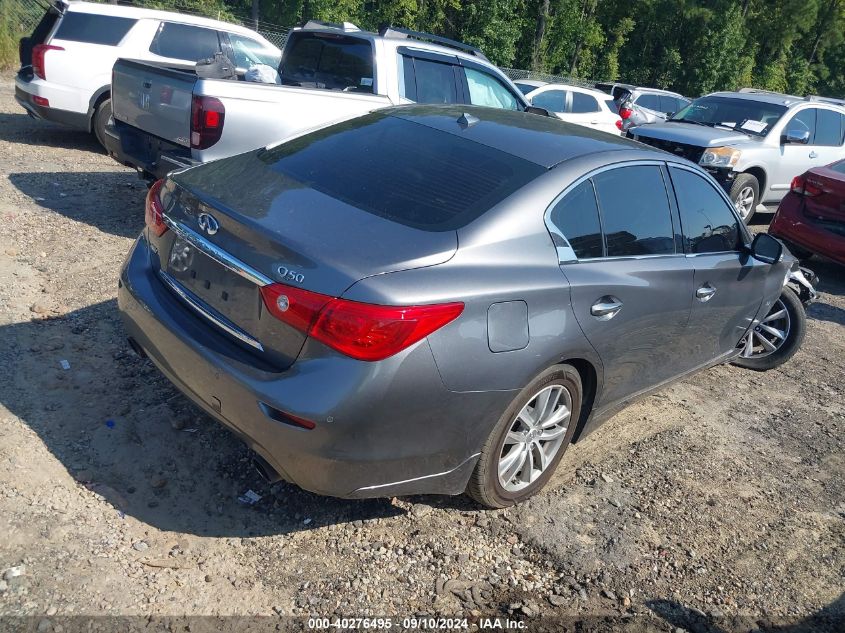 VIN JN1BV7AR4FM397135 2015 Infiniti Q50, Premium no.4