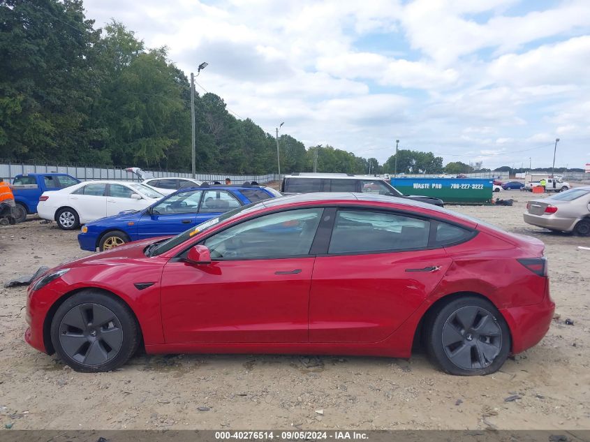 2023 Tesla Model 3 Rear-Wheel Drive VIN: 5YJ3E1EA2PF465669 Lot: 40276514