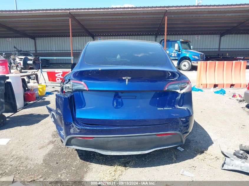 2024 Tesla Model Y Long Range Dual Motor All-Wheel Drive VIN: 7SAYGDEE0RA291365 Lot: 40276531