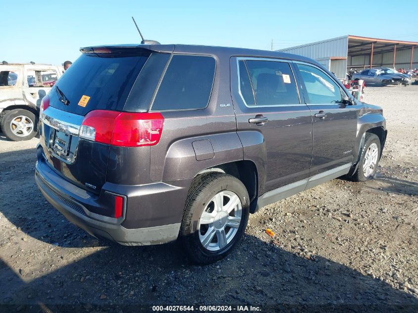 2016 GMC Terrain Sle VIN: 2GKFLSEK9G6262435 Lot: 40276544