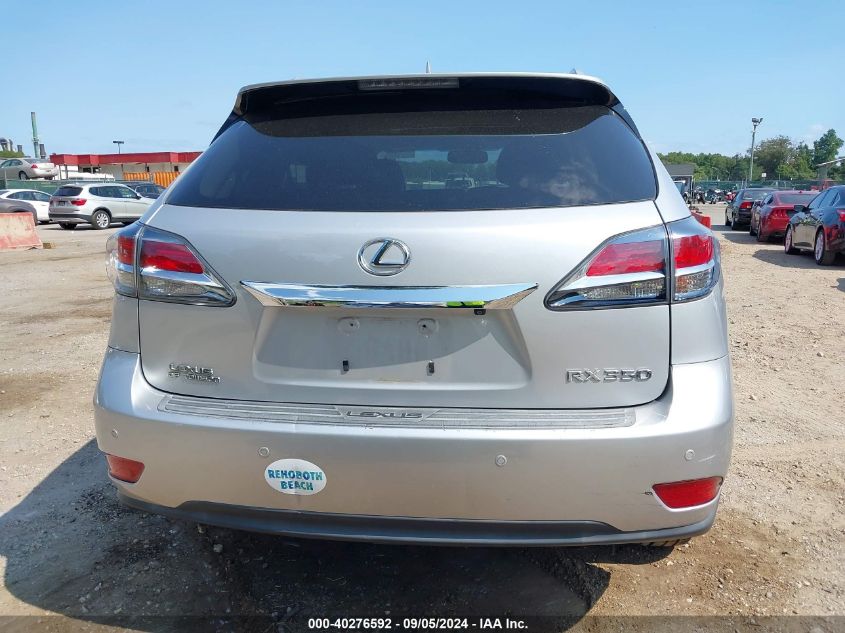 2013 Lexus Rx 350 VIN: 2T2BK1BAXDC205914 Lot: 40276592