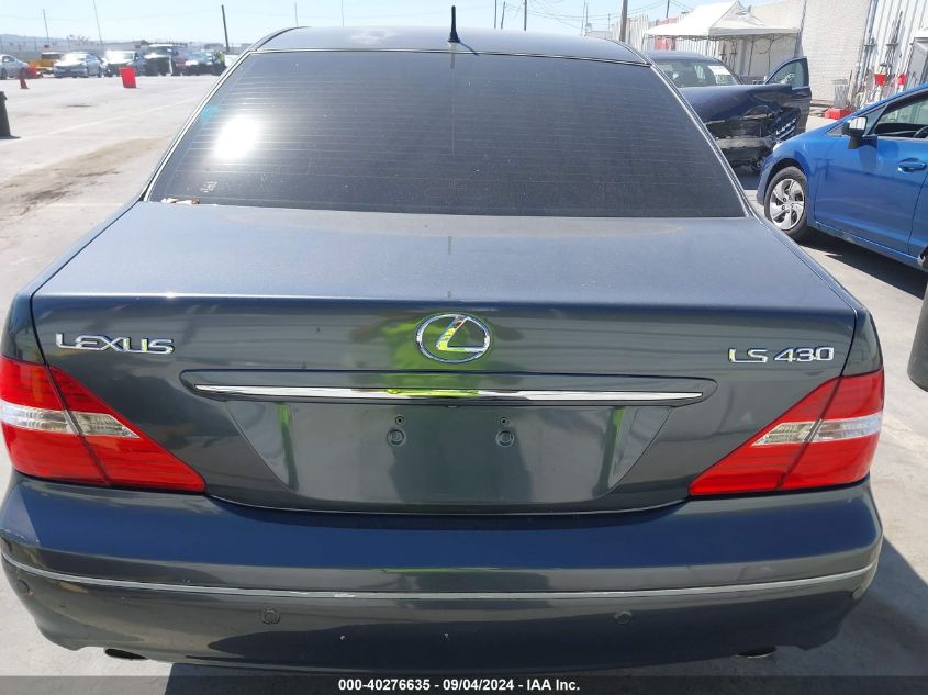 2004 Lexus Ls 430 VIN: JTHBN36F440129127 Lot: 40276635