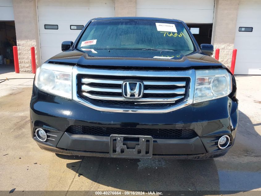 2012 Honda Pilot Touring VIN: 5FNYF4H95CB001209 Lot: 40276664