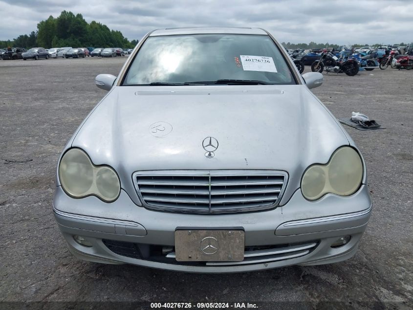 2005 Mercedes-Benz C 240 4Matic VIN: WDBRF81J75F664486 Lot: 40276726