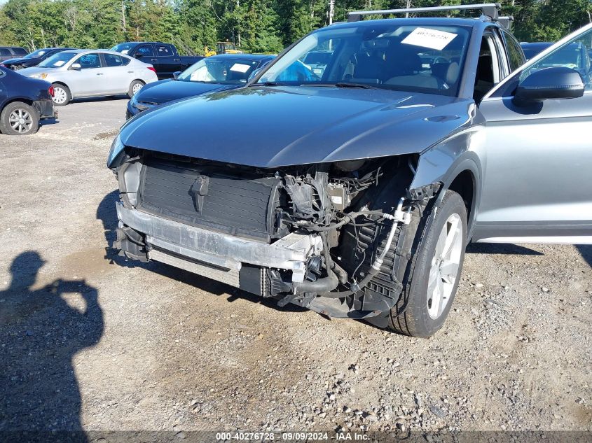 2018 Audi Q5 2.0T Premium/2.0T Tech Premium VIN: WA1BNAFY2J2038505 Lot: 40276728