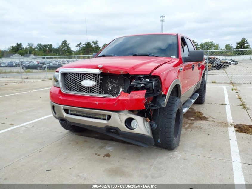 2006 Ford F-150 Fx4/Lariat/Xlt VIN: 1FTPW14V86KD58422 Lot: 40276730