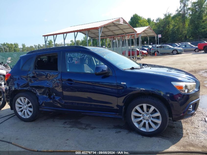 2011 Mitsubishi Outlander Sport Se VIN: JA4AR4AU0BZ011768 Lot: 40276734