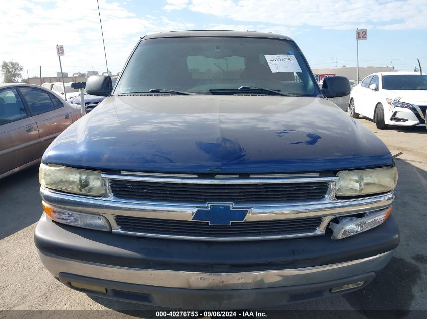 2002 Chevrolet Suburban 1500 Ls VIN: 3GNEC16T62G206806 Lot: 40276753