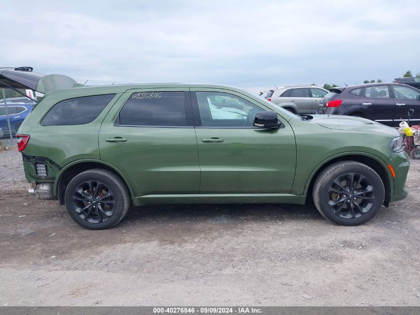 2021 Dodge Durango Gt Plus Awd VIN: 1C4RDJDG5MC545527 Lot: 40276846