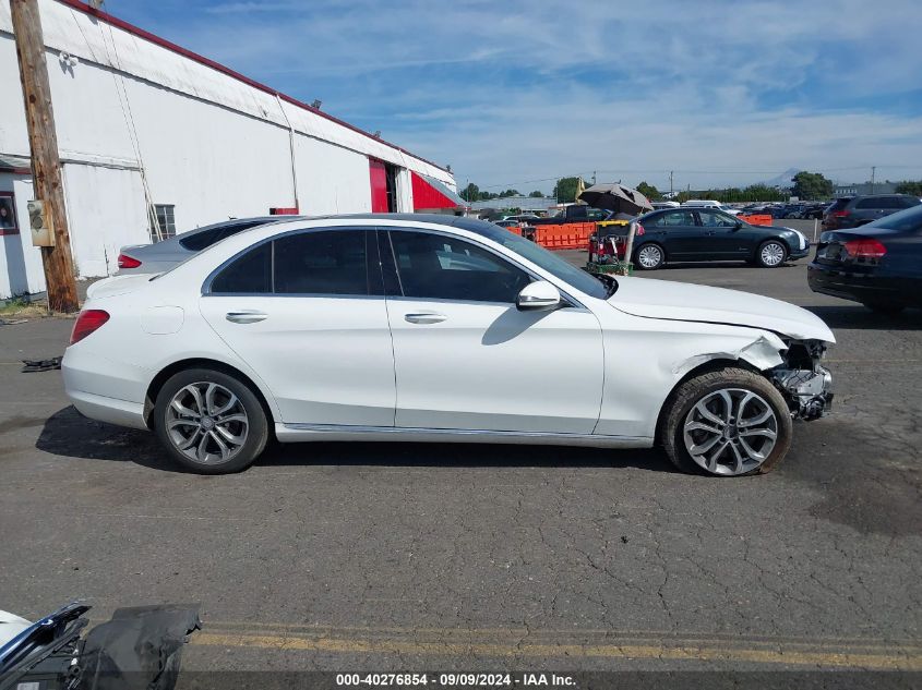 2016 Mercedes-Benz C 300 4Matic/Luxury 4Matic/Sport 4Matic VIN: 55SWF4KBXGU139416 Lot: 40276854