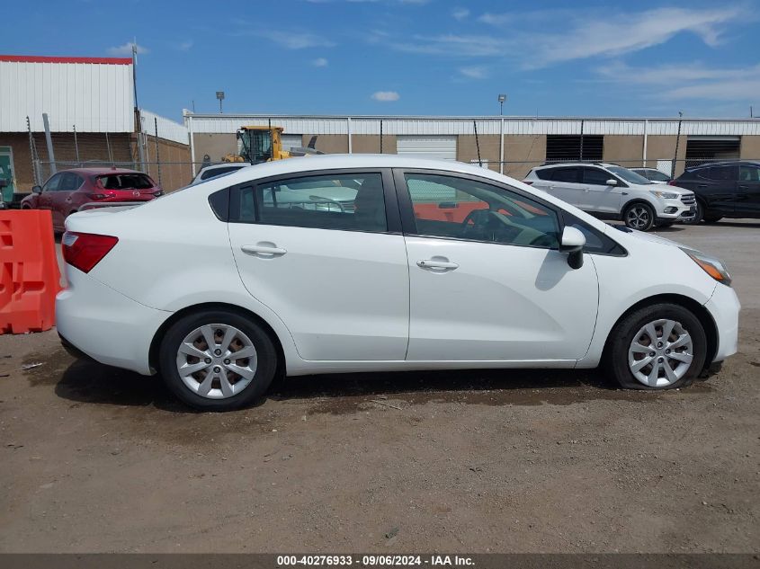 2013 Kia Rio Lx VIN: KNADM4A32D6274595 Lot: 40276933