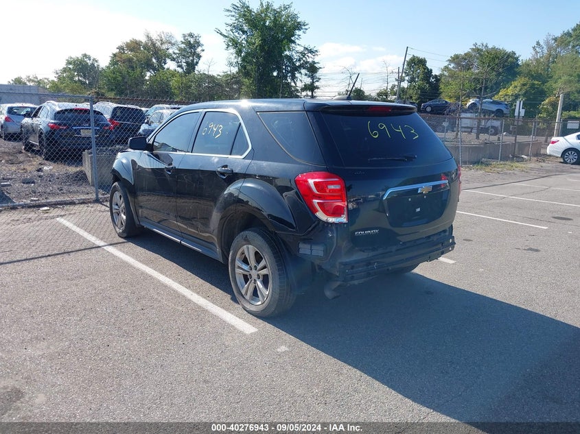 VIN 2GNALBEKXH1503334 2017 CHEVROLET EQUINOX LS