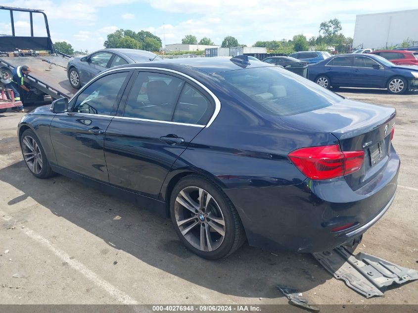 2017 BMW 330I xDrive VIN: WBA8D9G52HNU58521 Lot: 40276948