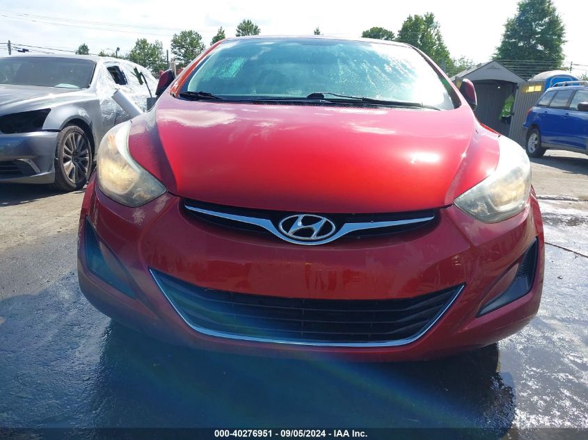 2014 Hyundai Elantra Se VIN: 5NPDH4AE5EH546377 Lot: 40276951