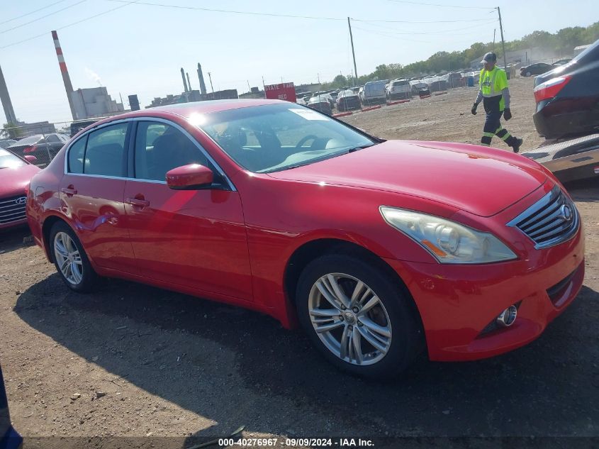 2011 Infiniti G37X VIN: JN1CV6ARXBM405148 Lot: 40276967