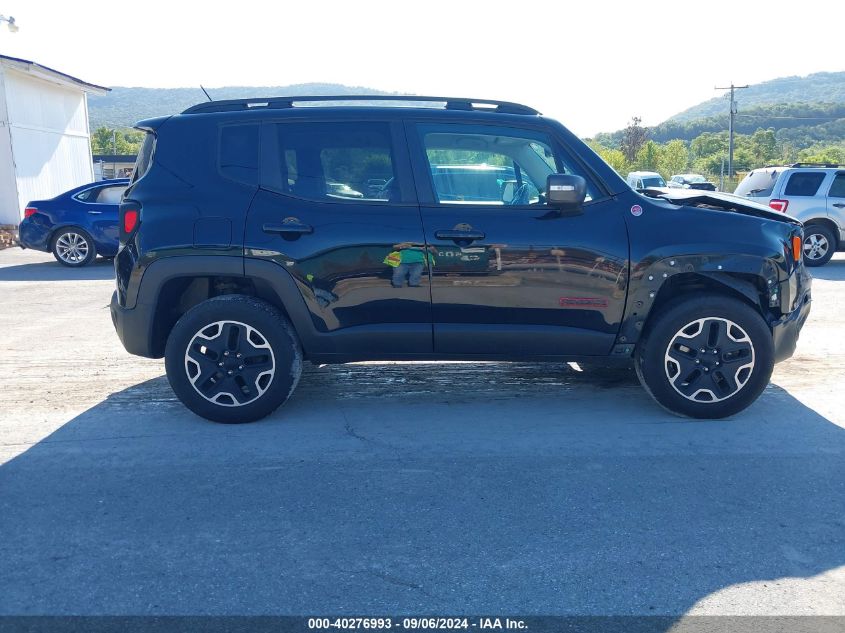 2017 Jeep Renegade Trailhawk 4X4 VIN: ZACCJBCB9HPE55194 Lot: 40276993