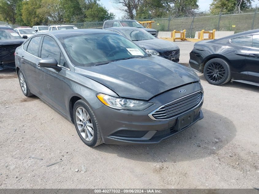 2017 Ford Fusion Se VIN: 3FA6P0HD4HR335406 Lot: 40277032