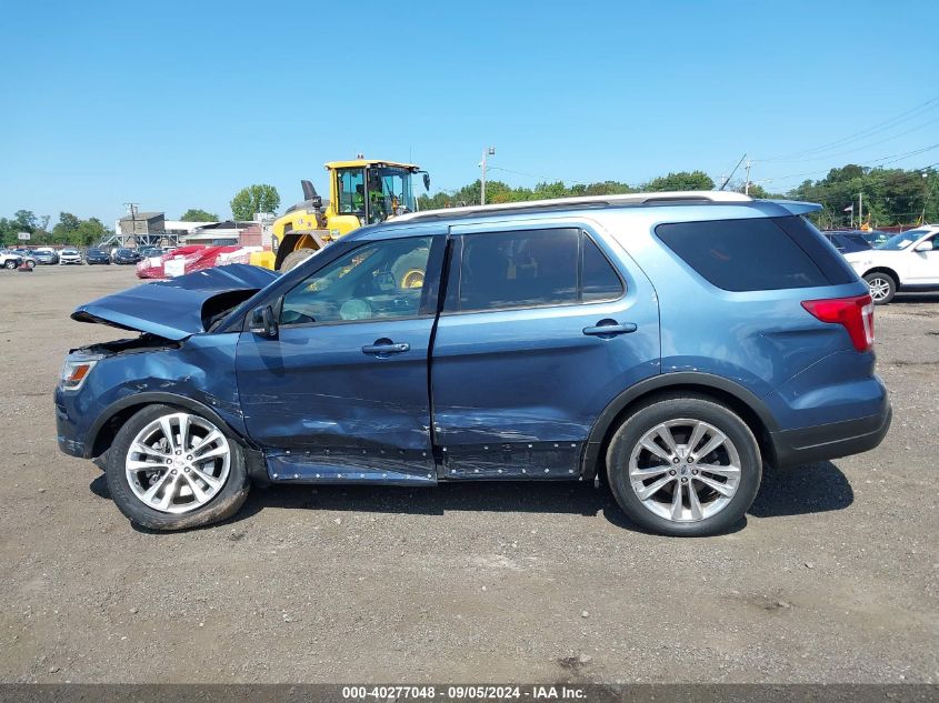 2018 Ford Explorer Xlt VIN: 1FM5K8D87JGB96196 Lot: 40277048