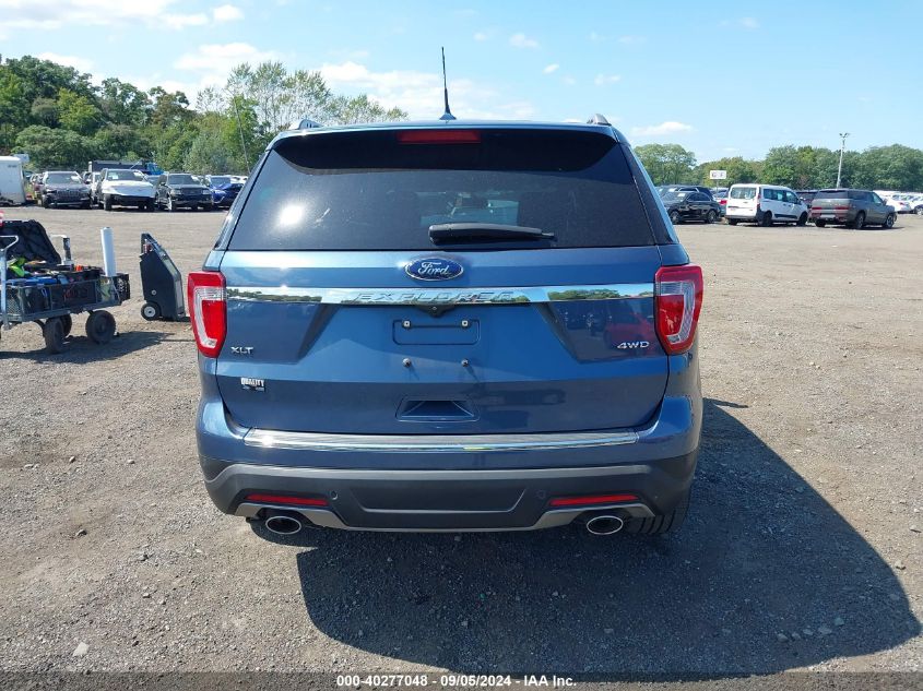 2018 Ford Explorer Xlt VIN: 1FM5K8D87JGB96196 Lot: 40277048