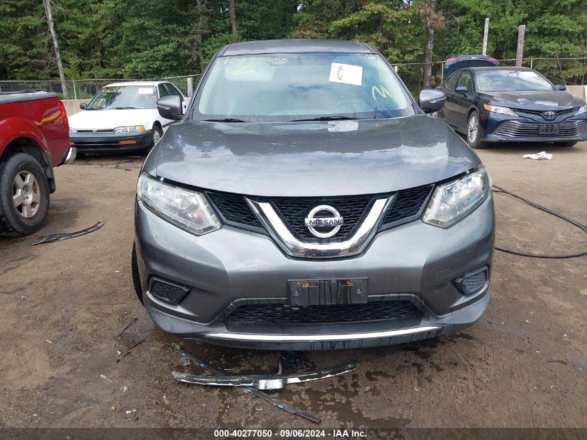 2014 Nissan Rogue S/Sl/Sv VIN: 5N1AT2MT7EC834554 Lot: 40277050