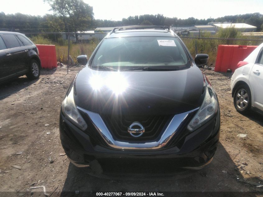 2015 Nissan Murano Sv VIN: 5N1AZ2MG4FN286794 Lot: 40277067