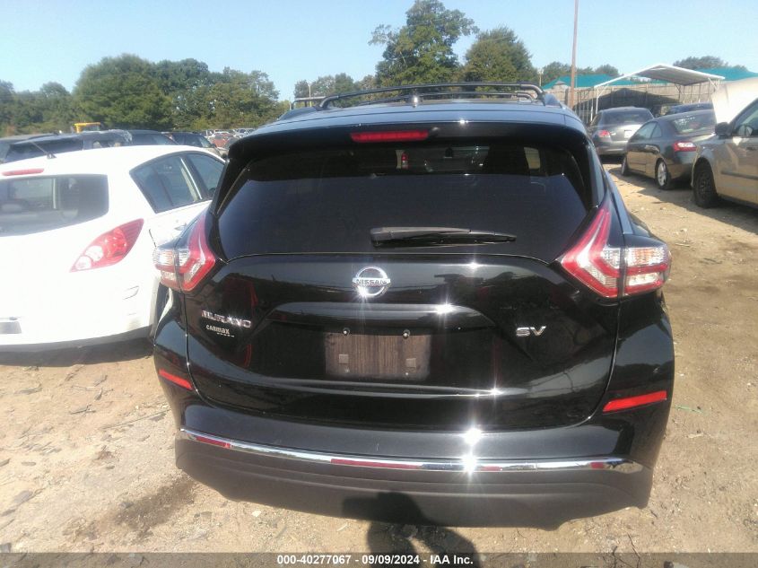 2015 Nissan Murano Sv VIN: 5N1AZ2MG4FN286794 Lot: 40277067