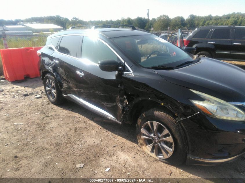 2015 Nissan Murano Sv VIN: 5N1AZ2MG4FN286794 Lot: 40277067