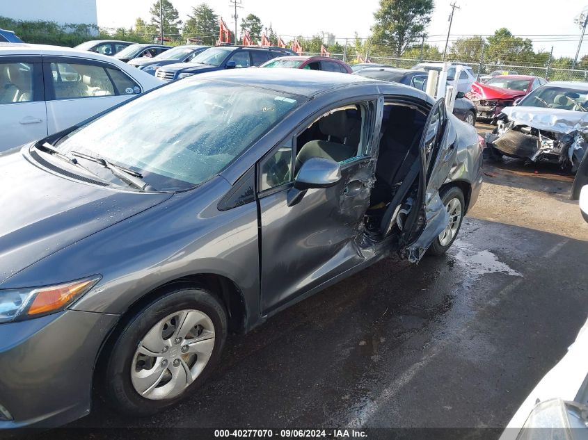 2013 Honda Civic Lx VIN: 19XFB2F5XDE269025 Lot: 40277070