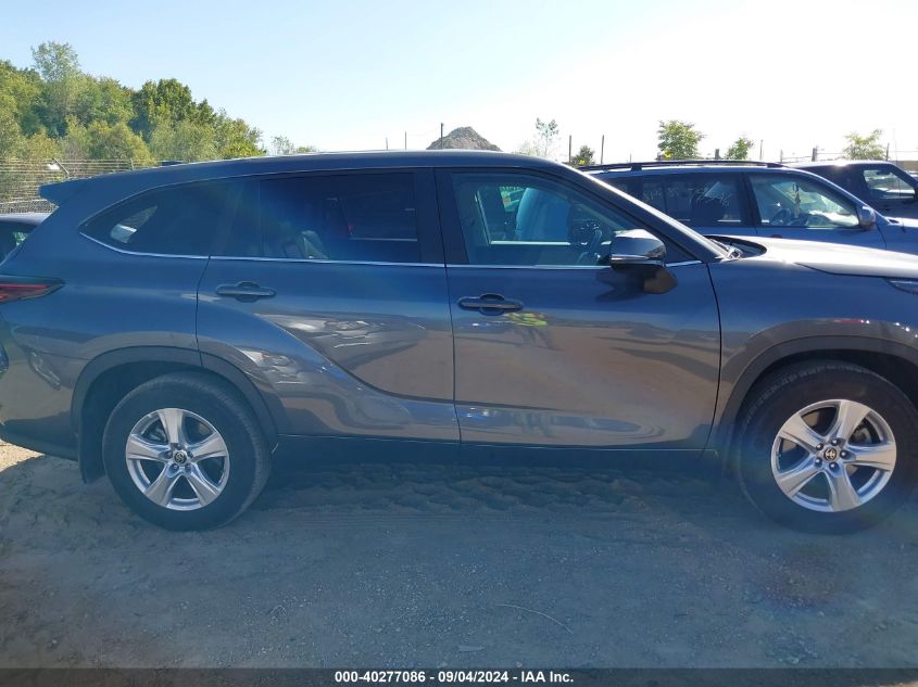 2024 Toyota Highlander Le VIN: 5TDKDRBH1RS536468 Lot: 40277086