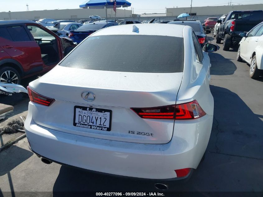 2016 Lexus Is 200T VIN: JTHBA1D23G5036901 Lot: 40277096