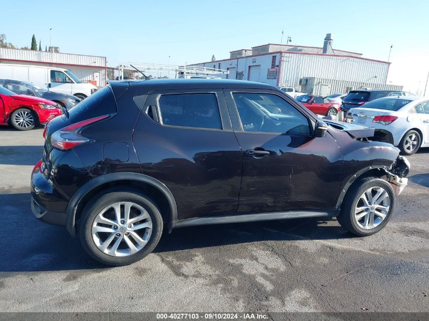 2015 Nissan Juke S VIN: JN8AF5MR9FT508813 Lot: 40277103