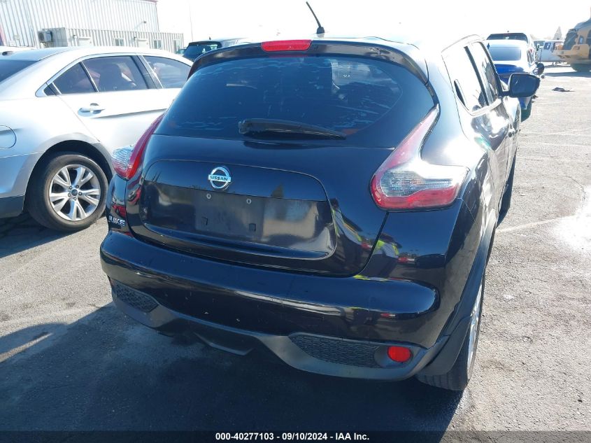 2015 Nissan Juke S VIN: JN8AF5MR9FT508813 Lot: 40277103