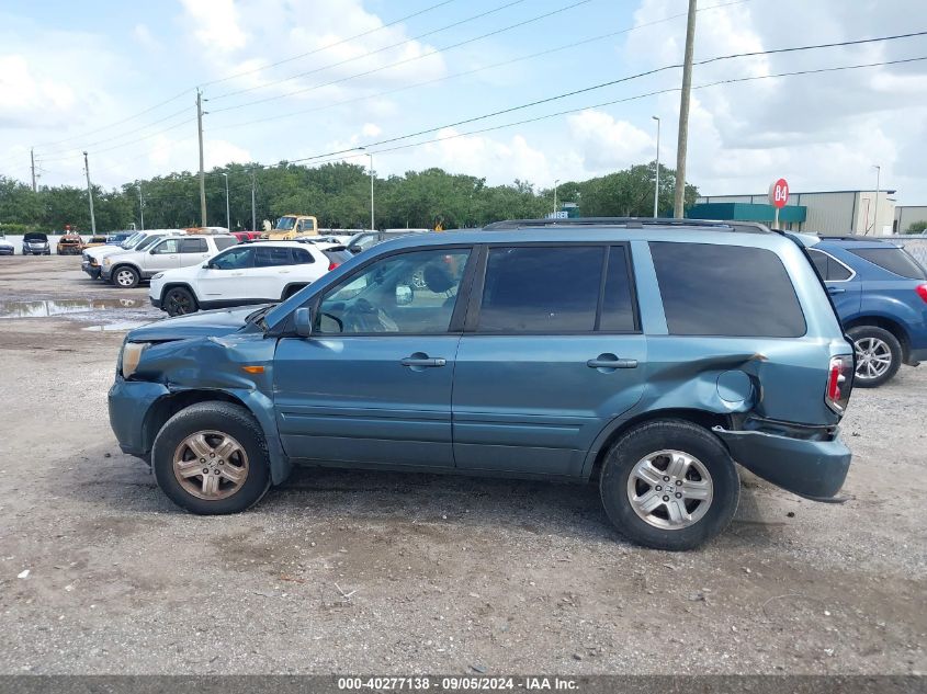 2008 Honda Pilot Vp VIN: 5FNYF28278B012288 Lot: 40277138