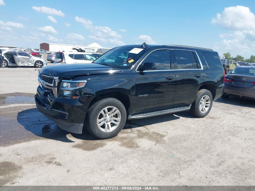 2017 Chevrolet Tahoe Lt VIN: 1GNSCBKC2HR165968 Lot: 40277213