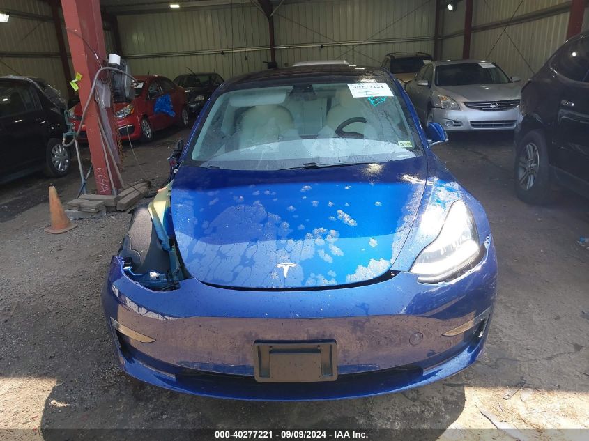 2019 Tesla Model 3 Long Range/Mid Range/Standard Range/Standard Range Plus VIN: 5YJ3E1EA2KF318003 Lot: 40277221