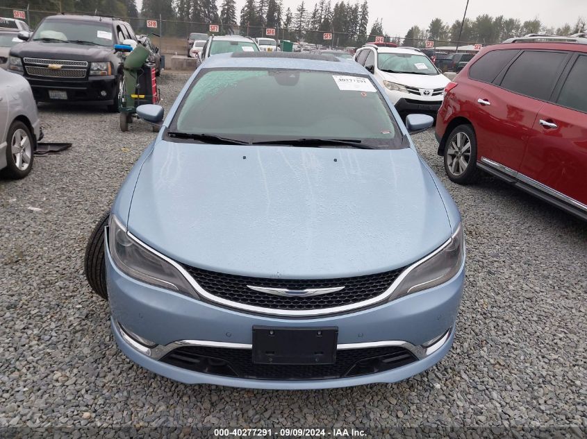 2015 Chrysler 200 C VIN: 1C3CCCEG9FN639392 Lot: 40277291