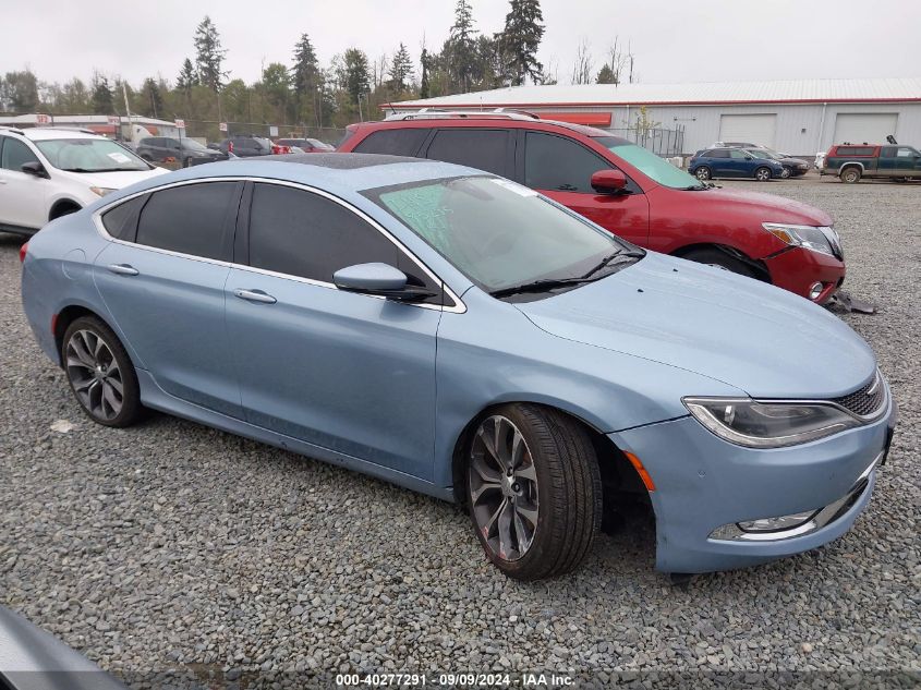 2015 Chrysler 200 C VIN: 1C3CCCEG9FN639392 Lot: 40277291