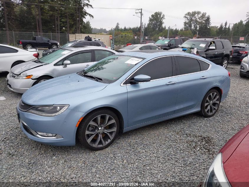 2015 Chrysler 200 C VIN: 1C3CCCEG9FN639392 Lot: 40277291