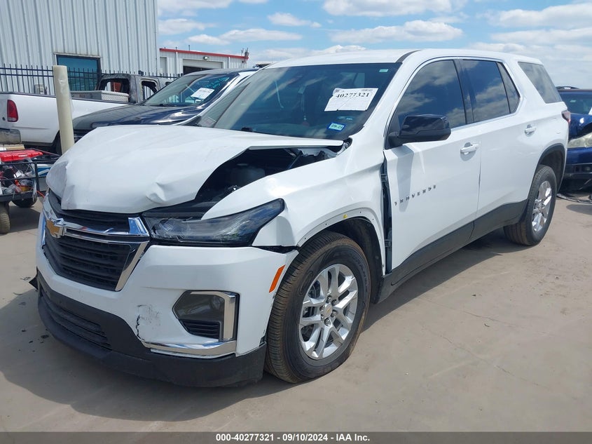 2023 CHEVROLET TRAVERSE FWD LS - 1GNERFKW6PJ126004