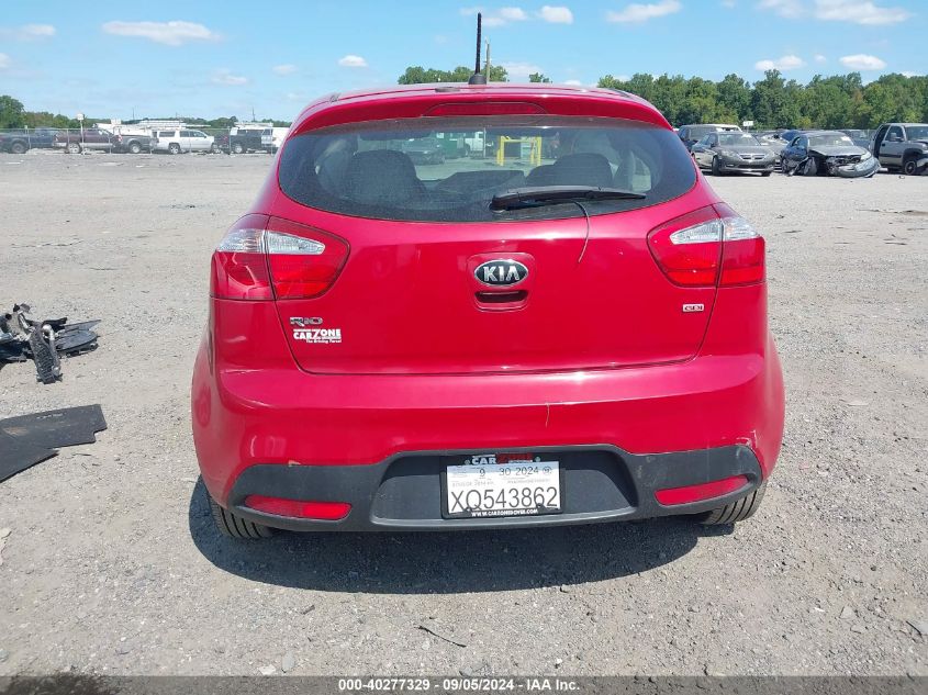 2014 Kia Rio Lx VIN: KNADM5A36E6369751 Lot: 40277329